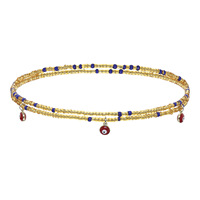 Vente en gros de perles colorées pour la taille élastique Bijoux pour le ventre et le corps Perles de rocaille fines Gland Bracelet Collier de cheville Chaîne de corps pour les vacances
