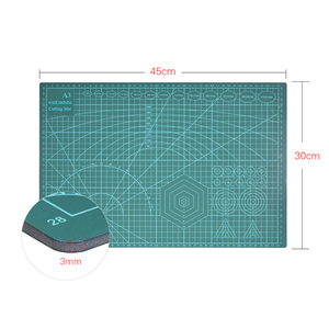 Alfombrilla de Corte A1 <span class=keywords><strong>A2</strong></span> <span class=keywords><strong>A3</strong></span> A4 A5, Doble Cara, 3 Capas, para Manualidades, Costura, Corte de Precisión, Autoadhesiva - Product Image 3