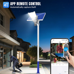 Tất Cả Trong Một Năng Lượng Mặt Trời Ánh Sáng Đường Phố Với Máy Ảnh 4G Wifi Ngoài Trời 800W CCTV Không Dây An Ninh Nhà Máy Ảnh Năng Lượng Mặt Trời Giám Sát Đèn - Product Image 5
