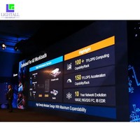 Pantalla LED fija para interiores con luz personalizada para publicidad interior, pared de vídeo Led P2.6 P2.9 P3.9, pantalla Led para interiores de alta actualización
