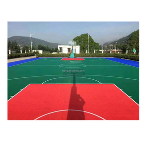 Durable Anti-Slip Outdoor Sport Court <b>Flooring</b> Modern PP <b>Plastic</b> Tiles for Basketball Pickleball Easy Click for Garages - Product Image 6