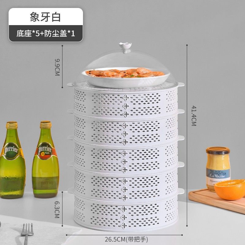 5-layer perforated transparent cover [White version]