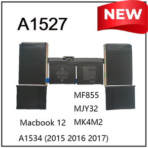 Batterie d'ordinateur portable Li-ion de remplacement A1527 A1705 pour Apple MacBook 12 pouces A1534 A1527 A1705 MF855 12 "A1534 2015 2016 2017 MJY32 - Product Image 2