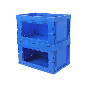 Cassa Pieghevole in Plastica Blu JOIN con Porta di Accesso Laterale Piccola, Design Richiudibile - Product Image 4