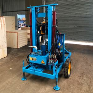 Tragbares Hydraulisches Wasserbrunnenbohrgerät Direkt Ab Werk Mit 22 PS Dieselmotor, <span class=keywords><strong>Mini</strong></span>-Bohranlage, Maximale Bohrtiefe 150 M - Product Image 5