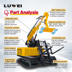Nhà sản xuất cung cấp năng lượng mặt trời Máy móc cài đặt Crawler panel năng lượng mặt trời Máy cài đặt cho núi quang điện cài đặt - Product Image 3