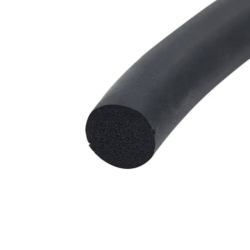 Hoge Kwaliteit Epdm Foam Rubber Pad Ronde Schuimrubber Afdichting Strip