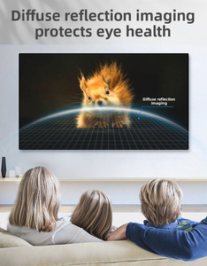 NUEVA Pantalla de Proyección de Marco Fijo con Calidad Cinematográfica, Pantalla Ultra HD 4K de Aluminio, Pantalla Súper Delgada de PVC para Montaje en Pared, Ideal para Cine y Videojuegos - Product Image 4