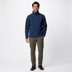 Veste en toile avec poches contrastées Fabrication sur mesure Haute qualité Veste 100% coton Veste de travail pour homme Softshell Vestes pour homme - Product Image 1