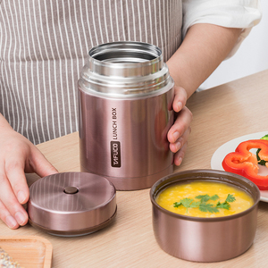 Double Wall Vacuum <strong>Food</strong> Warmer Lunch <strong>Flask</strong> Insulated Stainless Steel Thermo <strong>Food</strong> Jar
