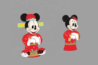 Ballon gonflable Mickey Mouse de conception personnalisée pour la promotion publicitaire en extérieur