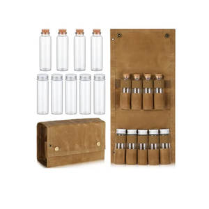 Kit à épices en toile cirée, portable, imperméable, pour le camping, les voyages, <span class=keywords><strong>porte</strong></span>-épices, sac à épices - Product Image 2