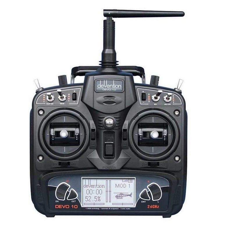 ホビーラジコン WALKERA DEVO 10 Walkera DEVO10 2.4ghz 10CH Radio & RX1002 Receiver for RC