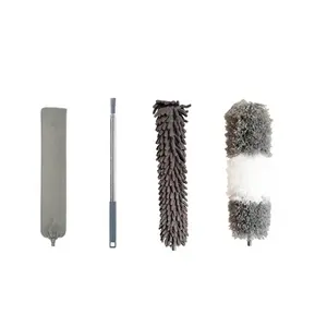 Microfibra microfibra 4pc duster ternos vara extensível conjunto para limpeza