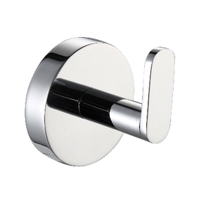 Porte-serviettes en laiton chromé, longueur 10,5 cm, fixation murale, pour salle de bain - Product Image 1