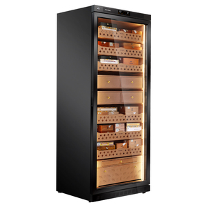 Humidor de Cristal de Gran Capacidad para Almacenamiento de Cigarros con Control de Temperatura y Humedad, Modelo Mon5800A de Raching Electronic - Product Image 4