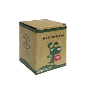 Sacs à déjections biodégradables et compostables, sans parfum, pour animaux de compagnie, sacs poubelles organiques, sacs à déjections à la lavande - Product Image 2