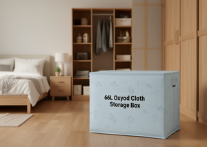 66L Oxford Cloth Storage <b>Box</b> <b>Foldable</b> Rectangle Wardrobe Organizing Bin - Product Image 2