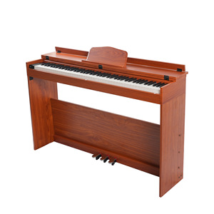 88-Key <b>Weighted</b> Electric Piano Upright Flip-Top Digital Piano Solid Wood Keyboard Home Musical Instrument - Product Image 4