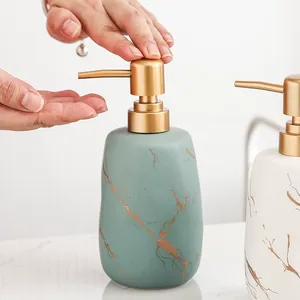 Textura <span class=keywords><strong>de</strong></span> cerámica Mármol Cerámica Accesorios <span class=keywords><strong>de</strong></span> baño Botella dispensadora Juego <span class=keywords><strong>de</strong></span> baño <span class=keywords><strong>de</strong></span> lujo <span class=keywords><strong>Dispensador</strong></span> <span class=keywords><strong>de</strong></span> jabón <span class=keywords><strong>de</strong></span> cerámica - Product Image 2