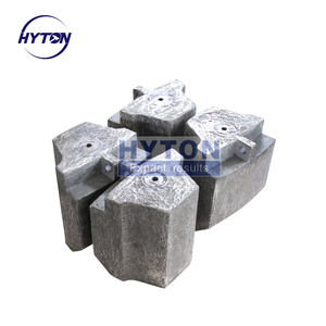 HT-TV85B.3.1 Cr26 haute Chrome coulée enclume pour HTTRIO <span class=keywords><strong>TV65</strong></span> TV85 TV95 pièces d'usure de concasseur à percussion à arbre Vertical - Product Image 1