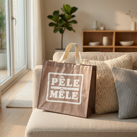 Sac fourre-tout en PP tissé réutilisable, écologique, pour usage quotidien, OEM/ODM, avec logo personnalisé