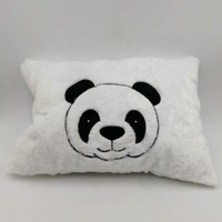 Oreiller personnalisé de haute qualité OEM/ODM 18 pouces Panda Bear coussin réversible Plus vente chaude jouet en peluche doux