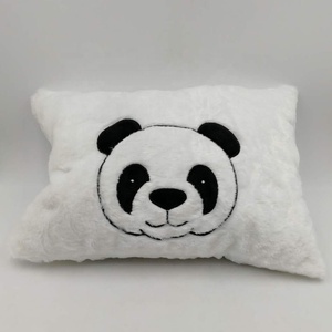 Wholesale custom high quality OEM/ODM pillow 18 inch <strong>Panda</strong> Bear reversible <strong>cushion</strong> Plus Hot selling soft stuffed toy - Product Image 3