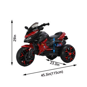 Stock USA Scooter Elettrico per Bambini 12V <span class=keywords><strong>Moto</strong></span> Cavalcabile <span class=keywords><strong>con</strong></span> Funzione Musicale Connessione Telefonica Ruote LED e Ruote di Supporto - Product Image 2