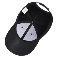 Casquettes de baseball personnalisées pour hommes, noires et unies, à la mode et au design de haute qualité