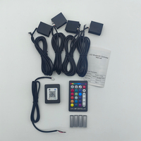 Mini kit LED Starlight à fibres optiques RGBW 1200 fibres de 0,5 mm 16W, contrôle via APP/Wi-Fi, conception légère en fibre PMMA