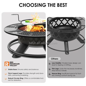 Venta al por Mayor <span class=keywords><strong>de</strong></span> Materiales Nuevos para Camping Multifuncional, Brasero Central <span class=keywords><strong>de</strong></span> Cocina, Brasero Redondo - Product Image 5