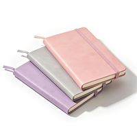 Carnets promotionnels en gros A5, carnets de notes professionnels en cuir PU à couverture rigide avec logo en relief