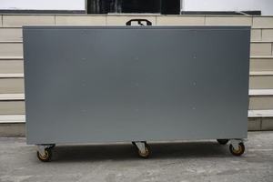 Durable Galvanized Steel <strong>Horse</strong> <strong>Feed</strong> Storage <strong>Bin</strong> with Large Capacity Design for Outdoor Equestrian Farms and Stables Use - Product Image 3
