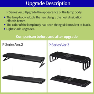 Lámpara de Crecimiento para Plantas Acuáticas WEEK AQUA P600/P900/P1200Pro Ver.3, Espectro Completo RGB+UV, Luz LED para Acuarios de Agua <span class=keywords><strong>Dulce</strong></span> - Product Image 5