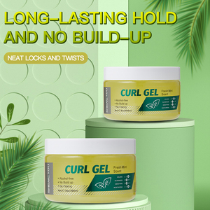 Ustom-productos de peinado con logo para el cabello, <span class=keywords><strong>gel</strong></span> rizado de bloqueo de larga duración con aroma a menta fresca orgánica, <span class=keywords><strong>gel</strong></span> loc n Twist - Product Image 2