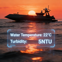 Plateforme de relevé océanique multi-capteurs, bateau de relevé marin autonome sans pilote longue portée