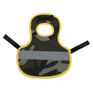 เสื้อกั๊กสะท้อนแสงสำหรับไก่ สีดำขอบเหลือง เสื้อผ้าสัตว์เลี้ยงที่ทนทานสำหรับไก่ เป็ด ห่าน - Product Image 4