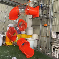 Toboggan en spirale de haute qualité pour aire de jeux extérieure, toboggan en plastique pour piscine, pour adultes et enfants