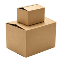 Boîte d'expédition en carton ondulé recyclable en gros, 5 plis, cannelure BC, 100% carton brun recyclé, boîte de transport pour l'exportation transfrontalière