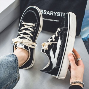 Chaussures en toile à lacets/à enfiler imprimé animal pour hommes, nouveau style 2025, printemps été automne hiver, style scolaire adolescent Instagram - Product Image 3