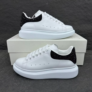 Chaussures de créateur de qualité supérieure pour hommes et femmes, baskets décontractées à plateforme, doublure en cuir véritable, fermeture à lacets, chaussures rehaussantes pour la marche - Product Image 5