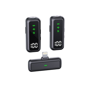 T30 Mini inalámbrico C condensador auricular micrófono compatible con grabación de vídeo Streaming Conversión de voz reducción de ruido Dual - Product Image 6