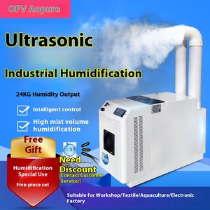 Humidificateur ultrasonique industriel Chincan 24L à forte production de brouillard, pour impression textile commerciale et culture de champignons comestibles, moteur 220V - Product Image 5
