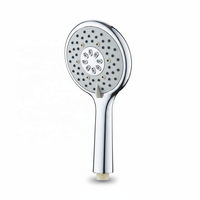 Douche à main ronde à économie d'eau à haut rendement avec un changement de vitesse multi-équipements fluide et un débit stable pour les salles de bain d'appartements