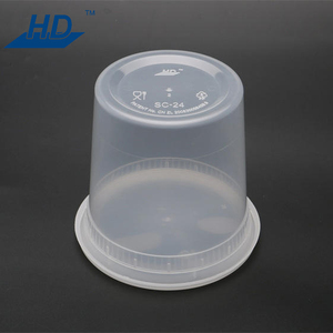 HD chuẩn bị thực phẩm lưu trữ container Chất lượng cao PP microwavable dùng một lần Deli vòng 16 32 oz nhựa rõ ràng súp container để đi - Product Image 2