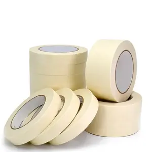 Free Sample Painter Crepe Paper Tape Masking 20m 30m 50m masking Washi Paper Tape For Car Painting and Wall