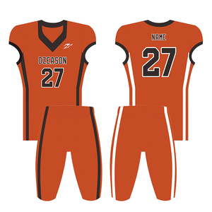 Personalisiertes, individuelles Logo, Sublimationsdruck, grünes College-American-Football-Trikot, hochwertige, modische Jugend-American-Football-Uniform - Product Image 6