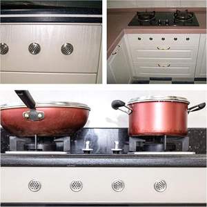 Ventilaciones de aire de 53mm, ventilación Circular de sofito, rejilla de ventilación redonda de acero inoxidable para cocina, baño, armario, armario - Product Image 4