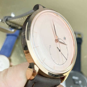 Montre pour homme personnalisée simple calendrier étanche grand cadran homme montre de luxe à quartz vintage - Product Image 5